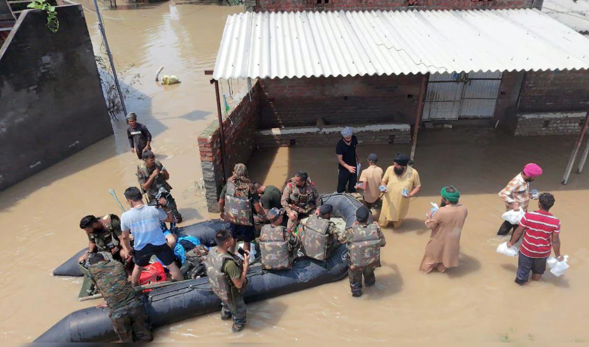 Pics: Fresh Rains Brew Trouble In Punjab; Schools Shut Till September 7