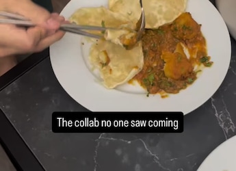 Korean Man Eats Luchi-Aloo Dum With Chopsticks, Video Goes Viral
