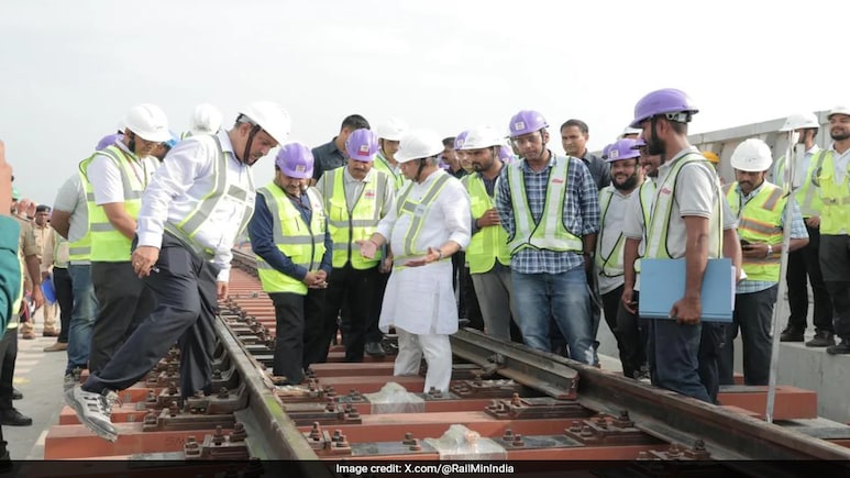Mumbai-Ahmedabad Bullet Train To Be Operational By 2029, Surat-Bilimora Section Ready By 2027 Mumbai-Ahmedabad Bullet Train To Be Operational By 2029, Surat-Bilimora Section Ready By 2027