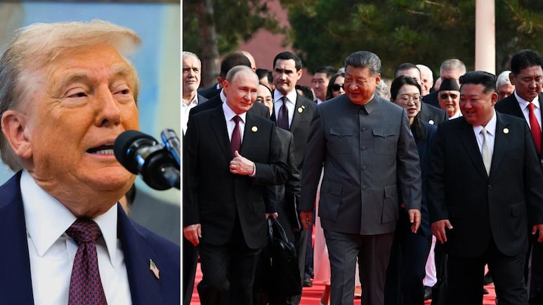"Warmest Regards As You Conspire...": Trump's Dig At Xi On Inviting Putin, Kim "Warmest Regards As You Conspire...": Trump's Dig At Xi On Inviting Putin, Kim