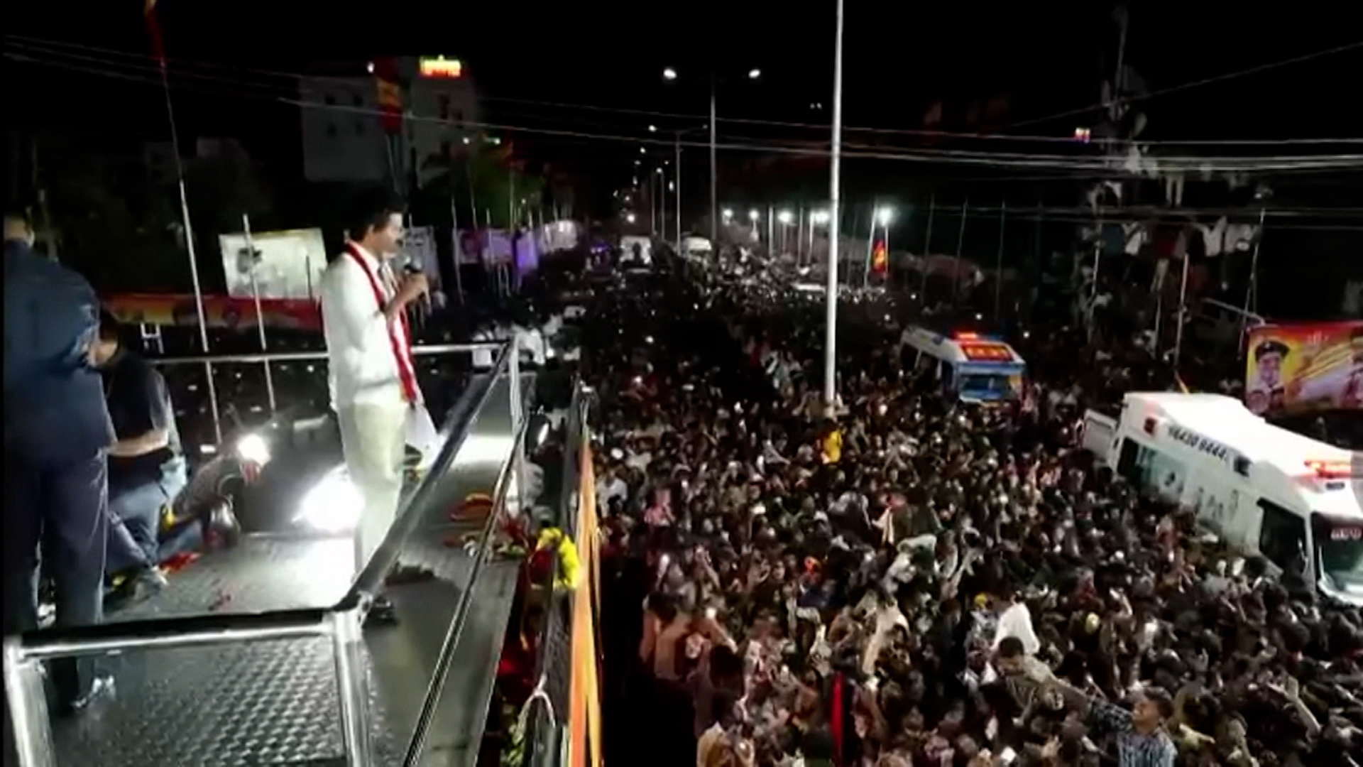 20, Including Children, Feared Dead In Stampede At TVK Chief Vijay's Rally