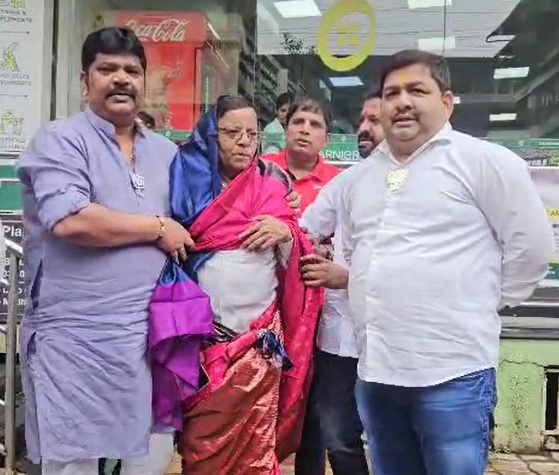 After Objectionable Post On PM, BJP Workers Force Congress Leader Into A Saree