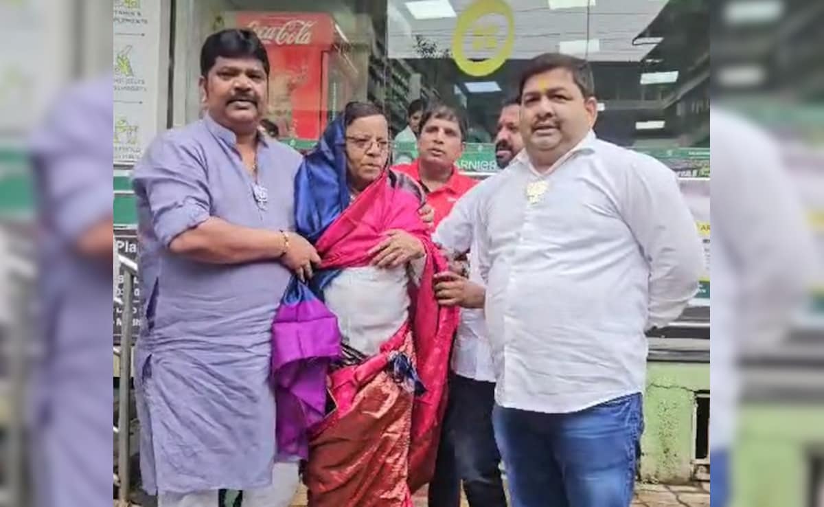 After Objectionable Post On PM, BJP Workers Force Congress Leader Into A Saree