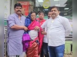 After Objectionable Post On PM, BJP Workers Force Congress Leader Into A Saree