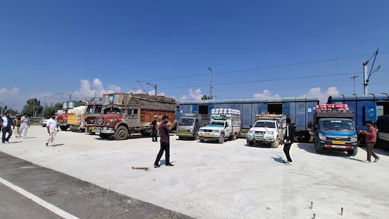 1st Freight Train With Supplies For Army Reaches Kashmir, Returns With Apples