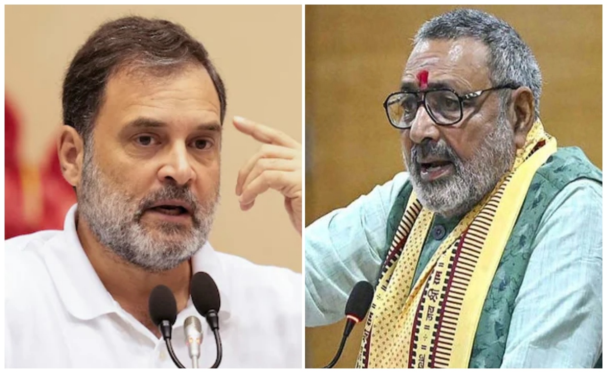 भारत को नेपाल की तरह गृह युद्ध में फंसाना चाहते हैं... राहुल गांधी पर भड़के गिरिराज सिंह