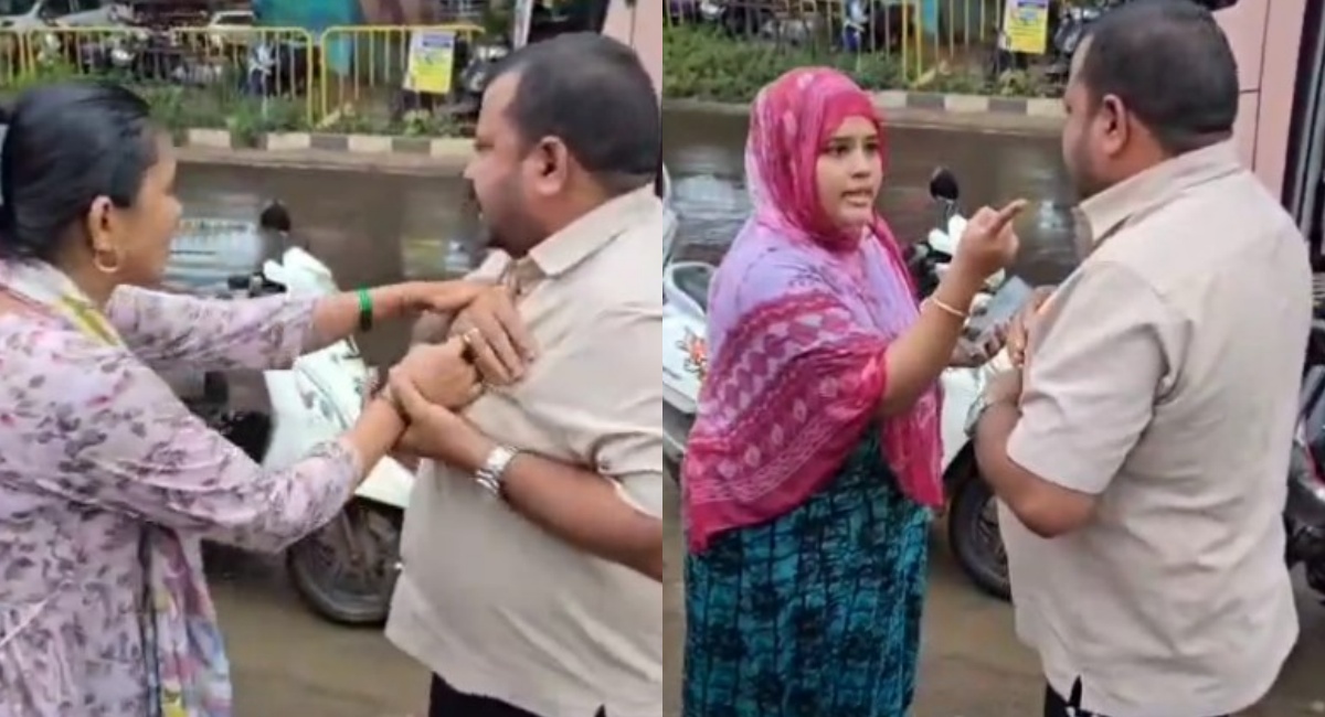 VIDEO: कॉलर पकड़ा और 2 युवतियों ने ड्राइवर को तड़ातड़ जड़े थप्पड़... अश्लील मैसेज भेजने वाले को मिला सबक