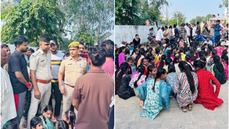 Rajasthan: छात्रा से छेड़छाड़ के विरोध में ग्रामीणों का फूटा गुस्सा, स्कूल पर ताला जड़ सड़क पर लगाया जाम