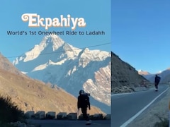 Manali To Ladakh On One Wheel: Vlogger's 400km Expedition Grabs Internet's Attention