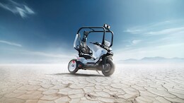 BMW Vision CE Concept Unveiled- Gets Roll Cage For Helmet-Free Riding