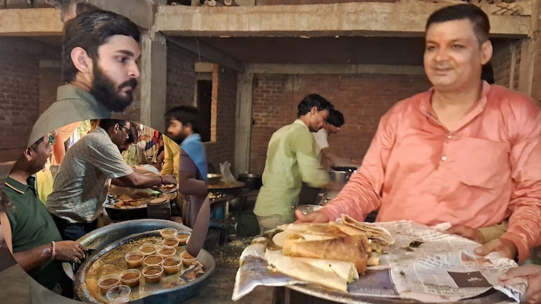 दुर्गा पंडालों में प्रसाद वितरण का नया ट्रेंड, भक्‍तों को बांटा जा रहा डोसा, आलू बंडा और पुलाव, लग रहीं लंबी कतारें