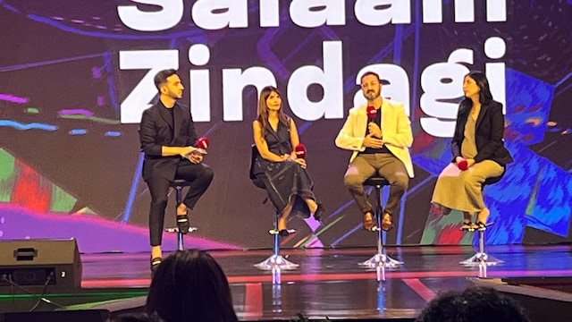 Aayush Ailawadi (moderator), Fatema Agarkar, Dr. Zirak Marker and Simone Khambatta (left to right)
