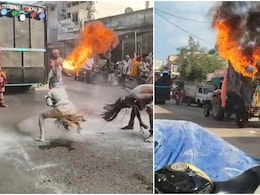 Alwar Fire: अग्रसेन जयंती शोभायात्रा में बड़ा हादसा टला, अघोरी झांकी में लगी आग, ग्रामीणों ने संभाला मोर्चा Alwar Fire: अग्रसेन जयंती शोभायात्रा में बड़ा हादसा टला, अघोरी झांकी में लगी आग, ग्रामीणों ने संभाला मोर्चा