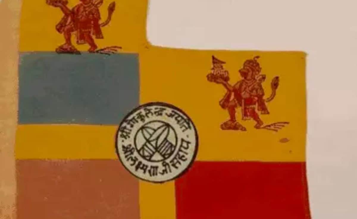 bharatpur moti mahal palace flag hanuman bharatpur moti mahal palace flag hanuman