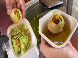 Viral: Pani Puri Gets A Makeover With Avocado. Here's What The Internet Thinks Viral: Pani Puri Gets A Makeover With Avocado. Here's What The Internet Thinks