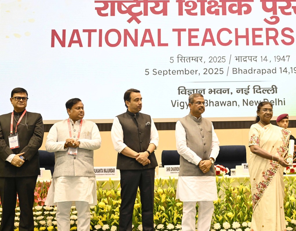 President Murmu Confers National Awards To 81 Teachers For Unique Methods