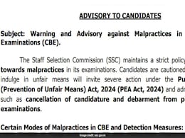 SSC Warns Of Strict Action Against Malpractice In Computer-Based Exams SSC Warns Of Strict Action Against Malpractice In Computer-Based Exams