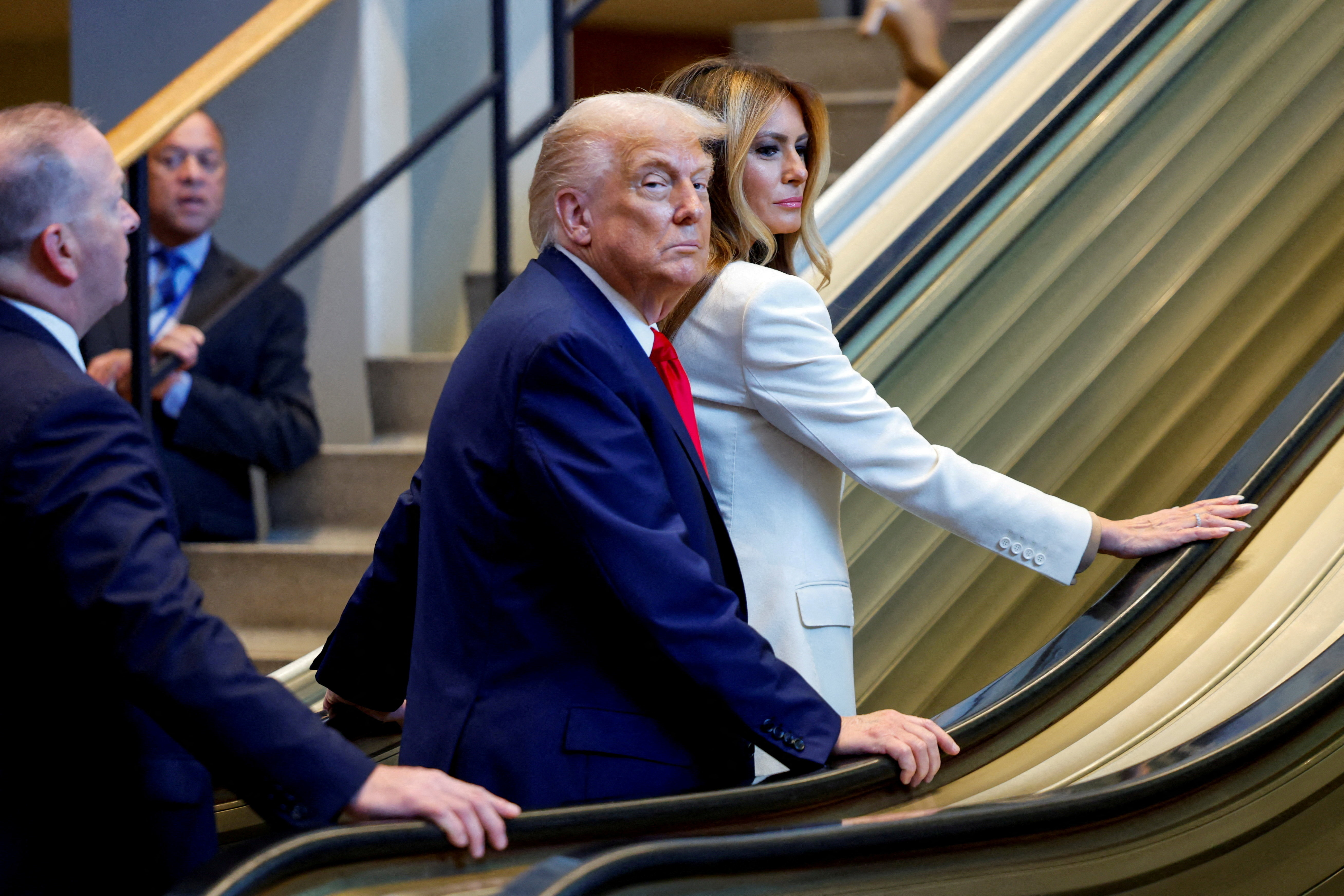 "This Wasn't A Coincidence": Trump Demands Probe Into UN Escalator Glitch