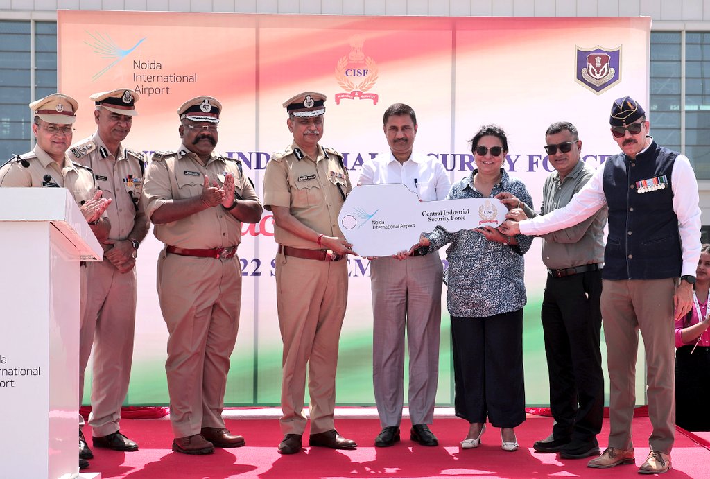 नोएडा इंटरनेशनल एयरपोर्ट की सुरक्षा CISF के हाथ में, 30 अक्टूबर को है उद्घाटन