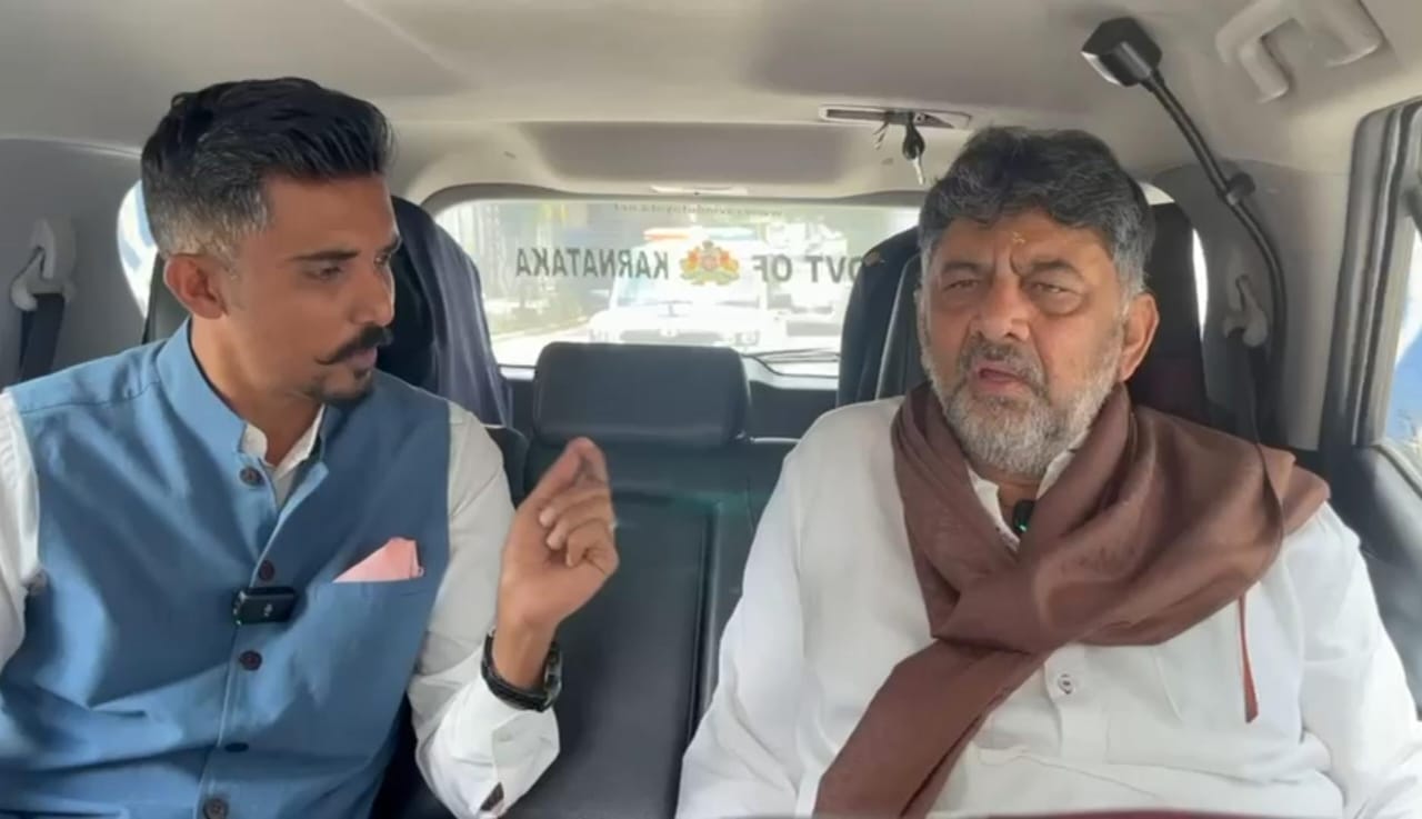"Can't Blackmail Government": DK Shivakumar On CEO's Bengaluru Roads Post