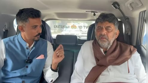 "Can't Blackmail Government": DK Shivakumar On CEO's Bengaluru Roads Post