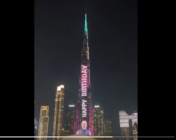 Watch: Dubai's Burj Khalifa Lights Up To Celebrate PM Modi's 75th Birthday