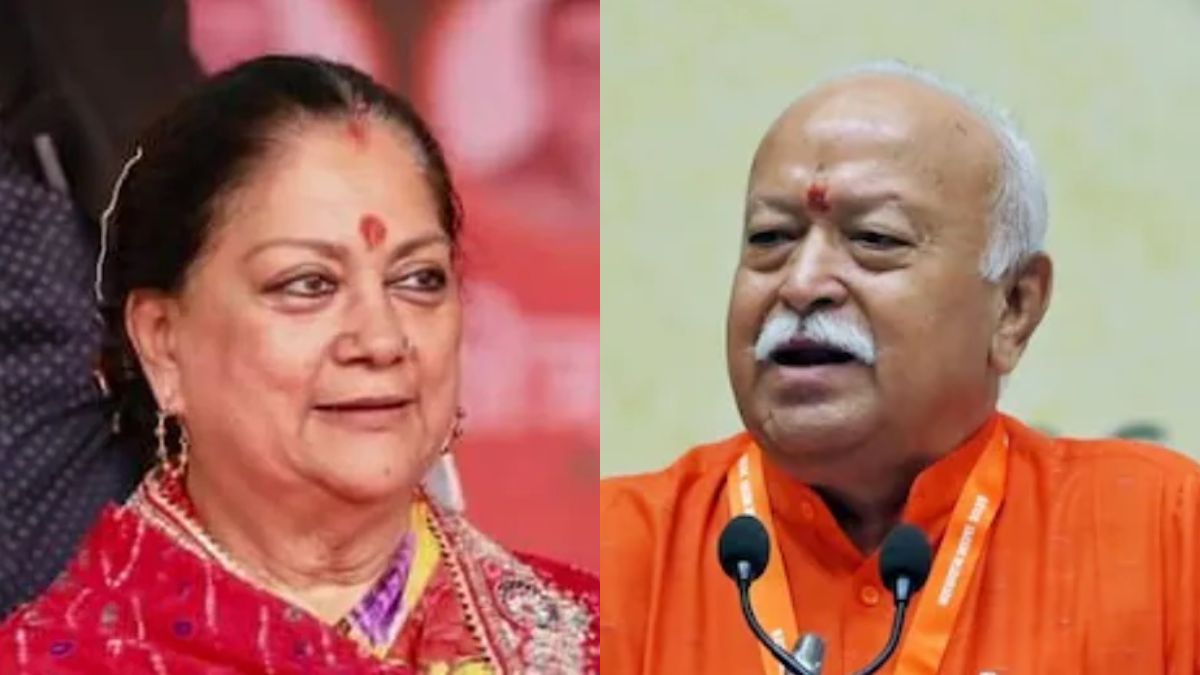 Vasundhara Raje's Closed-Door Meet With RSS Chief Sets Political Circles Abuzz