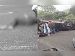 BMW Flipped Over, Victims Lying On Road: Videos Show Delhi Crash Horror