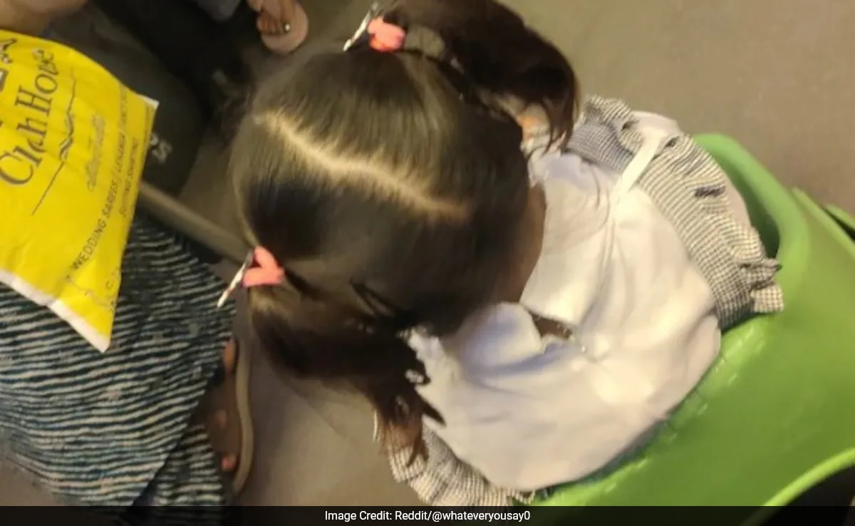 Child's Chair in Delhi Metro Goes Viral