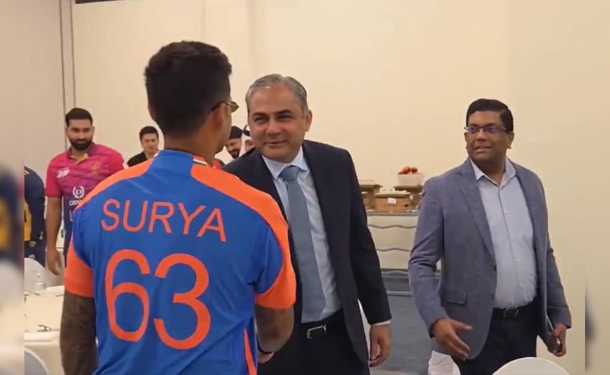 Watch: Suryakumar Yadavs Handshake With PCB Chief Mohsin Naqvi Gets Brutal Reaction From Internet