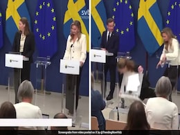 On Camera, Sweden's New Health Minister Collapses During Press Conference On Camera, Sweden's New Health Minister Collapses During Press Conference