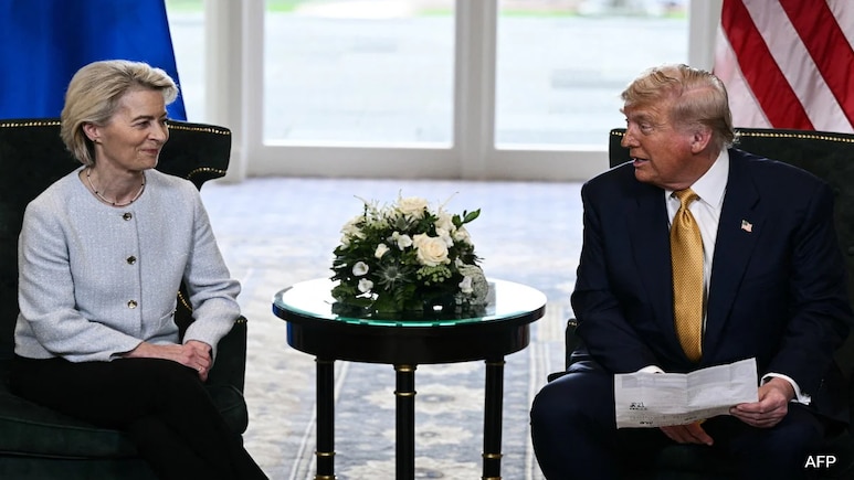 EU Chief, Trump Discuss Increasing "Economic Pressure" On Russia EU Chief, Trump Discuss Increasing "Economic Pressure" On Russia