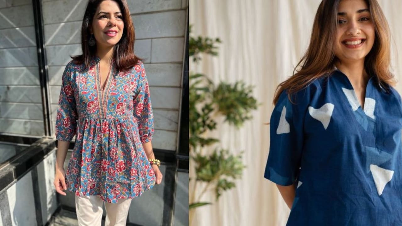 Get yourself these cotton tunics for office and evening outings