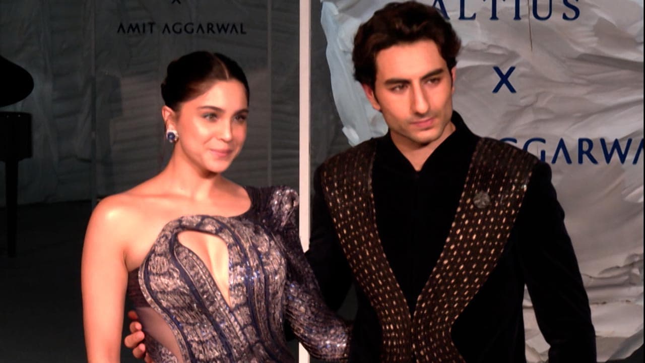 Video: Ibrahim Ali Khan, Sharvari Turn Showstoppers For Amit Aggarwal's Fashion Show