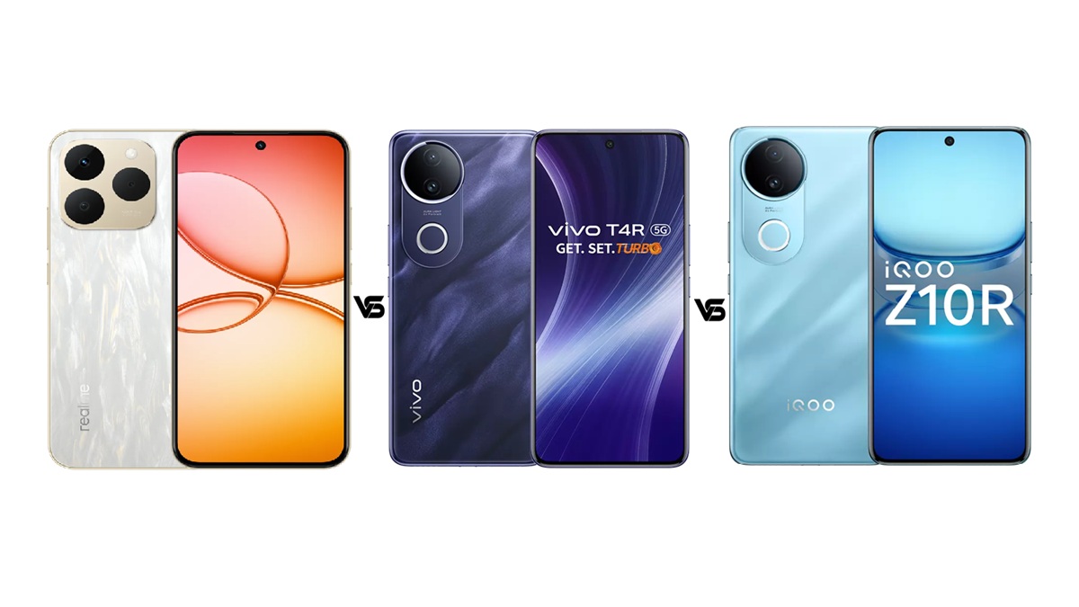 Realme 15T vs Vivo T4R 5G vs iQOO Z10R 5G: 25 हजार में कौन सा फोन है बेस्ट