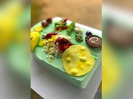 Watch: Baker Creates Colourful Onam Sadhya-Themed Cake, Internet Impressed