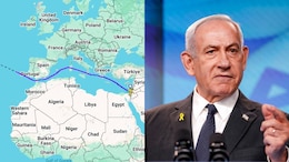 Netanyahu's Plane Takes Unusual Route Over Airspaces To Avoid Arrest