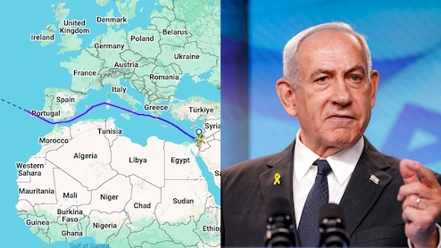 Netanyahu's Plane Takes Unusual Route Over Airspaces To Avoid Arrest