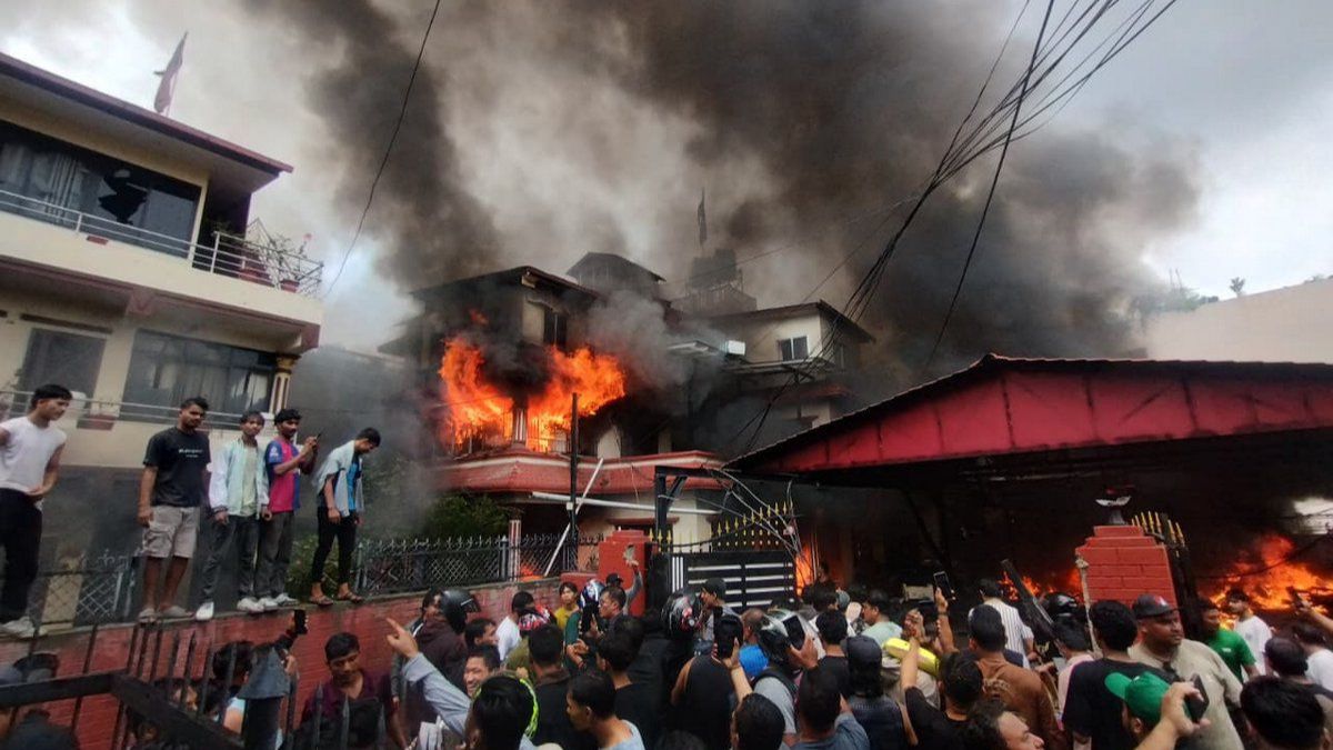 Nepal PM, President's Houses Set On Fire As Protests Explode