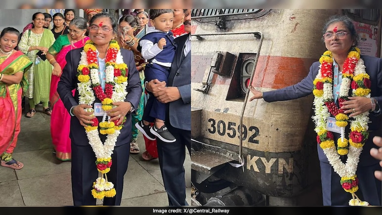 Surekha Yadav, First Woman Loco Pilot Of Asia To Retire After 36 Years, Anand Mahindra Reacts Surekha Yadav, First Woman Loco Pilot Of Asia To Retire After 36 Years, Anand Mahindra Reacts