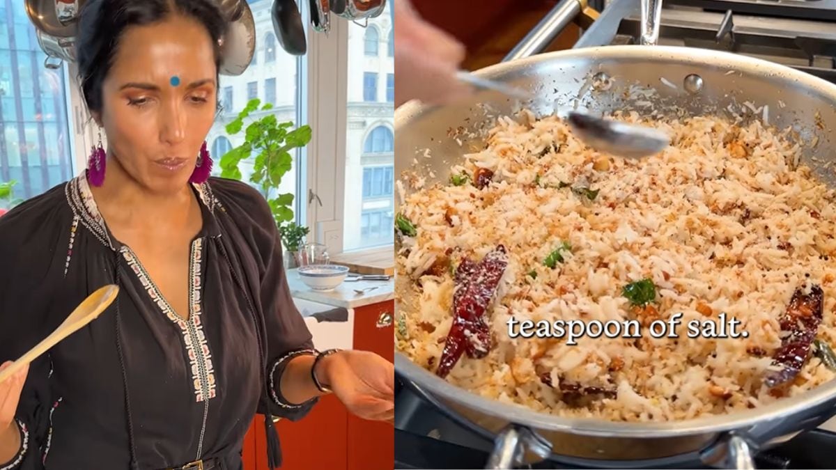 Watch: This Is How Padma Lakshmi Turns Leftover Rice Into Flavourful Coconut Treat