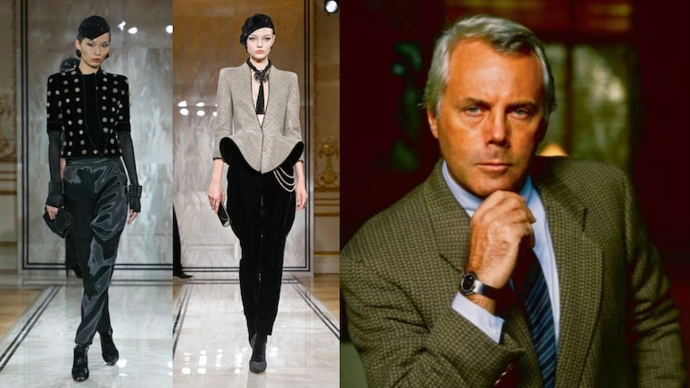 When Jodhpurs Walked The Armani Runway In A Show Video-Controlled By Giorgio