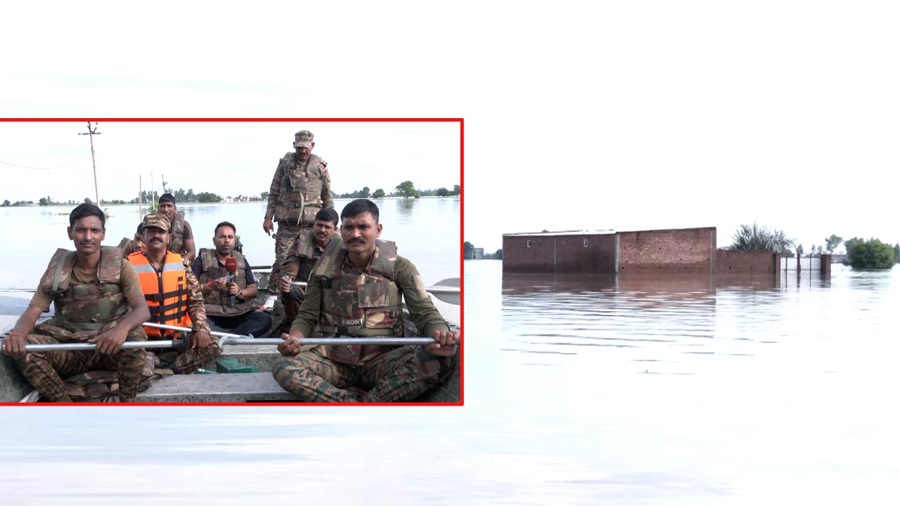 Army, NDRF Lead Relief & Rescue Operations As Punjab Sees Worst Floods Since 1988