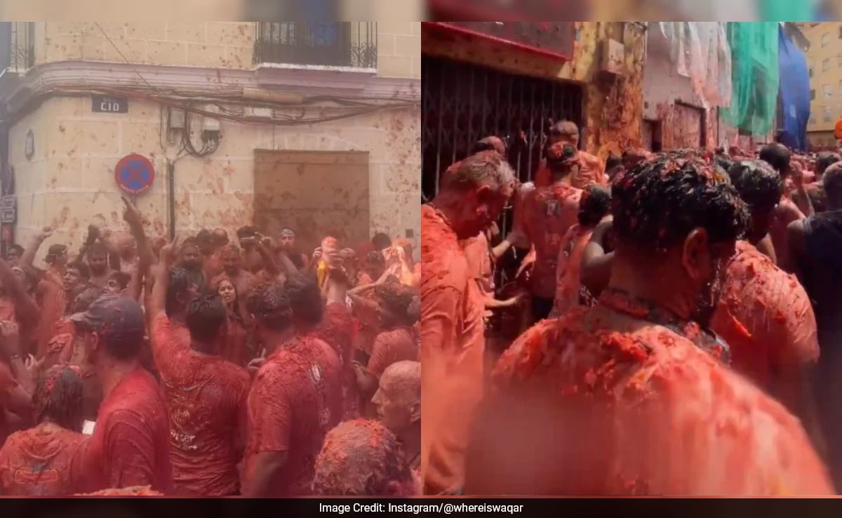 Indians Sing Bollywood Song at La Tomatina; Sparks Debate Online