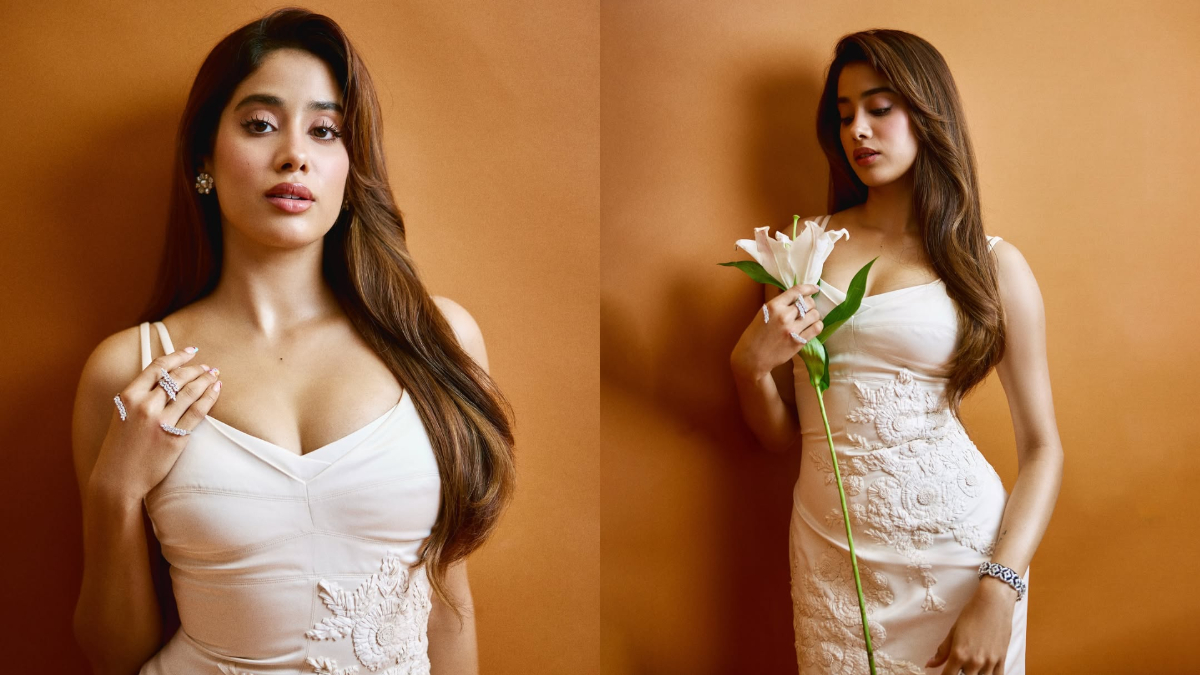 Janhvi Kapoor Serves Minimal Glam In A Stunning Ivory Dress, But The Price Tag Will Leave You Shocked
