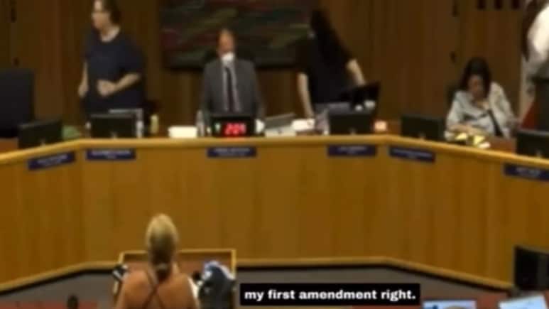 US Woman Undresses During School Board Meeting Over Transgender Locker Room Policy