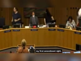 US Woman Undresses During School Board Meeting Over Transgender Locker Room Policy US Woman Undresses During School Board Meeting Over Transgender Locker Room Policy
