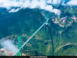 Watch: World's Tallest Bridge Opens In China, Cuts Travel Time From 2 Hours To 2 Minutes Watch: World's Tallest Bridge Opens In China, Cuts Travel Time From 2 Hours To 2 Minutes