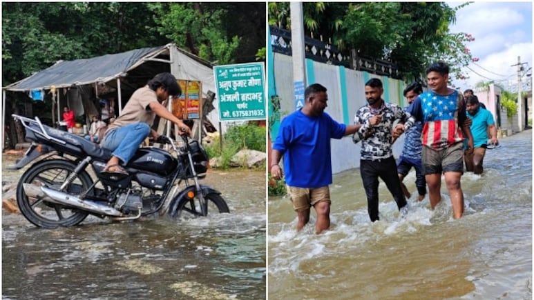 Rajasthan Weather: जयपुर-दिल्ली हाईवे पर सफर खतरनाक, सड़क कटी, वेद नागर में 4 दिन से पानी ही पानी Rajasthan Weather: जयपुर-दिल्ली हाईवे पर सफर खतरनाक, सड़क कटी, वेद नागर में 4 दिन से पानी ही पानी