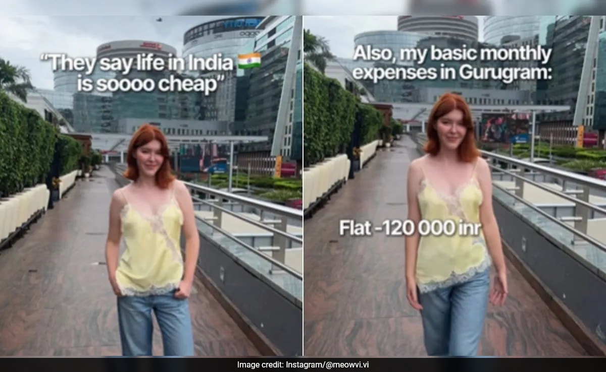 Russian Influencer's Gurugram Expenses Spark Online Debate